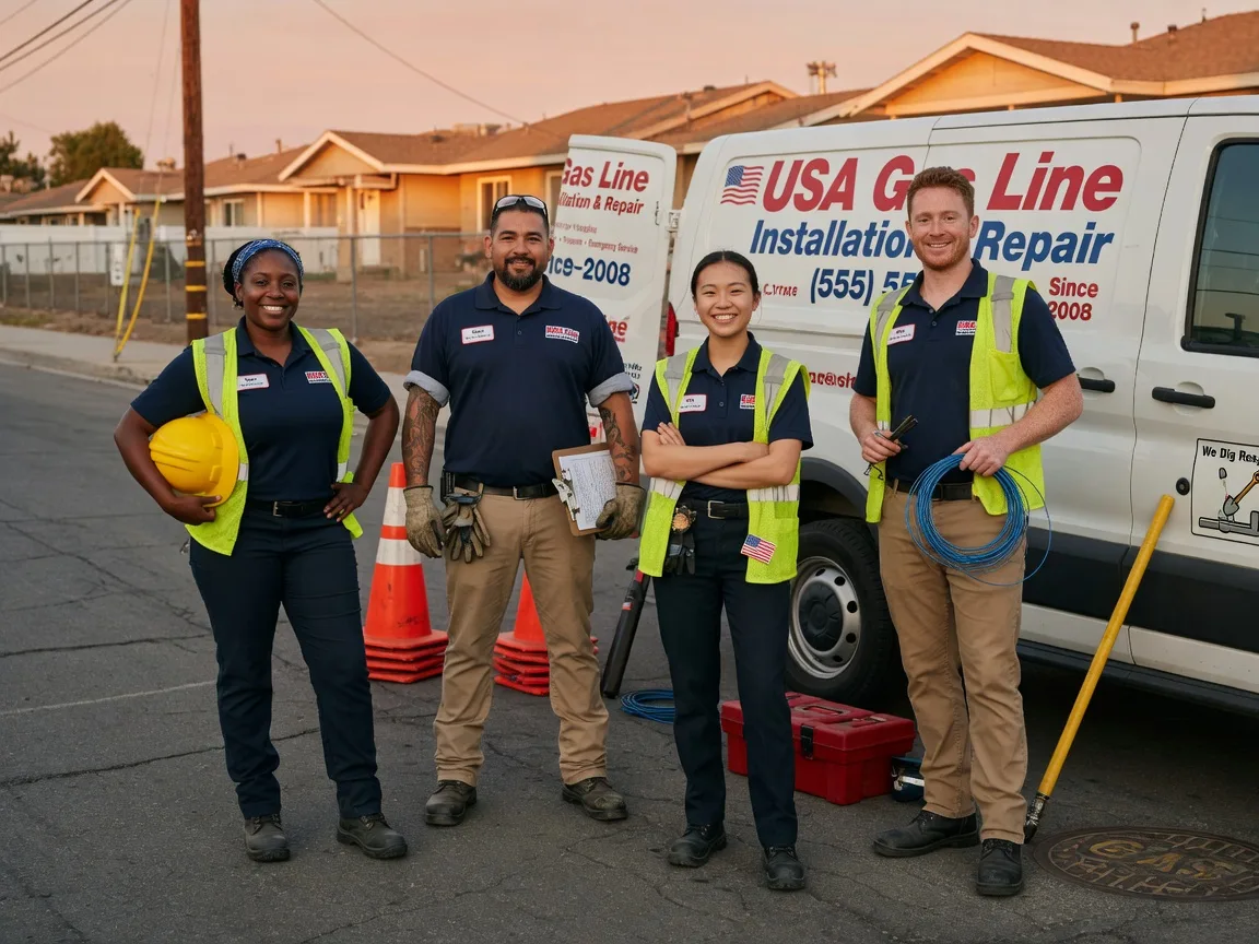 Gas Line Installation company in Brashear, TX